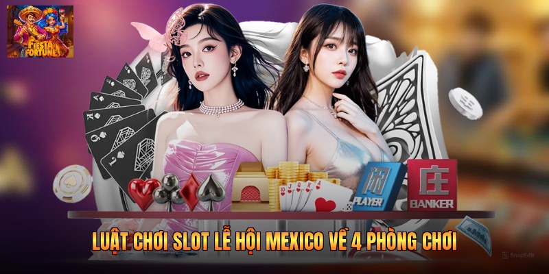 Luật chơi slot lễ hội Mexico về 4 phòng chơi 