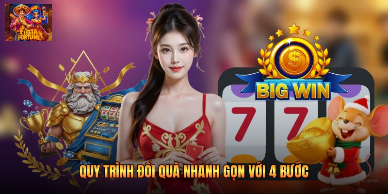 Quy trình đổi quà nhanh gọn với 4 bước